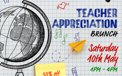 Wanderlust Teacher Appreciation Brunch